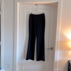 Theory size 6 Crepe Flared Navy Dress Pants - NWT